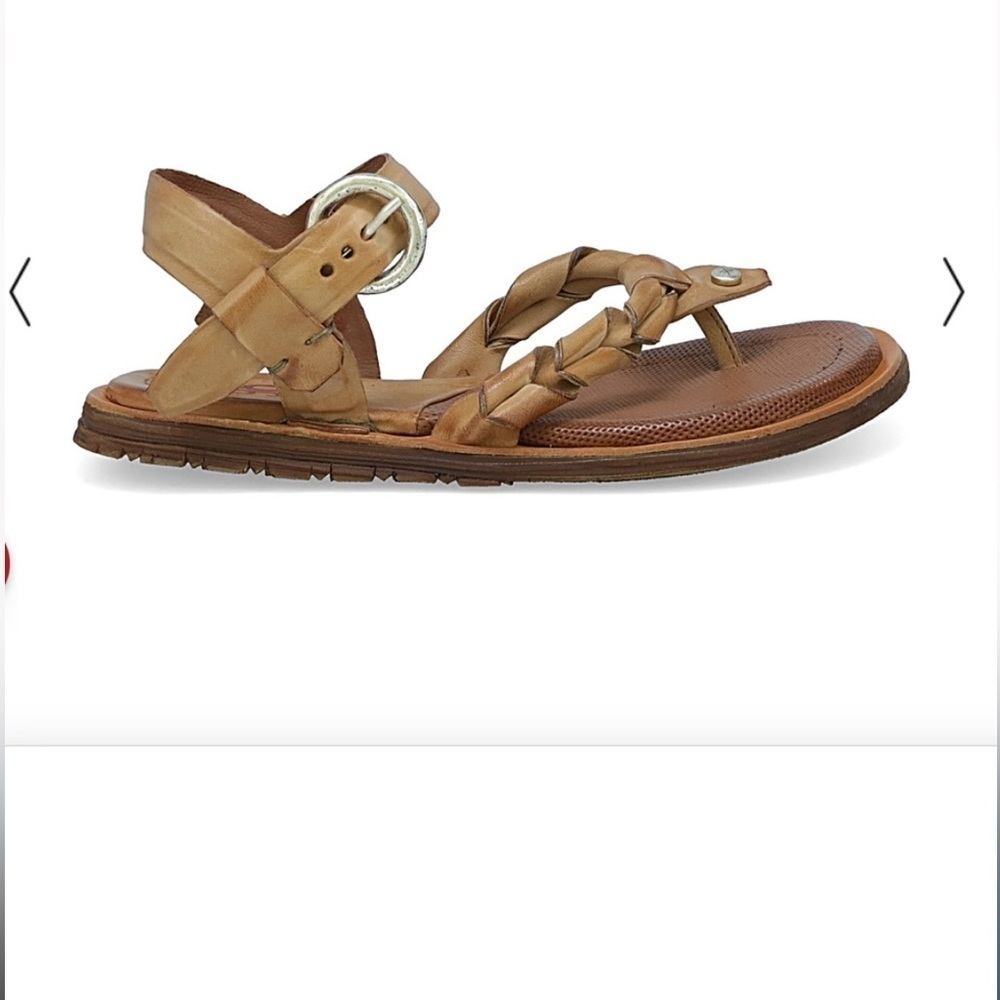 NWT Free People A.S.98 Tarron Sandal Slingback 37 Camel